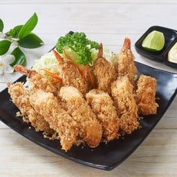 กุ้งชุบเกล็ดขนมปังทอด (จาน)