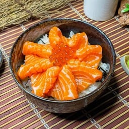 ข้าวหน้าแซลมอน