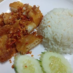 ข้าวปลาดอลลี่ทอดผัดพริกเกลือ