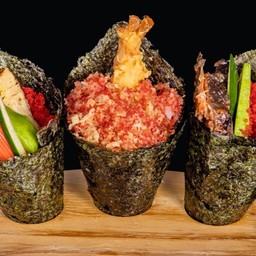 เทมากิกุ้งเทมปุระ (1กรวย)