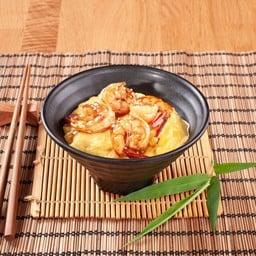 ข้าวหน้ากุ้งไข่นุ่ม
