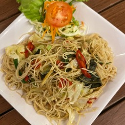 หมี่ฮ่องกงผัดฉ่า