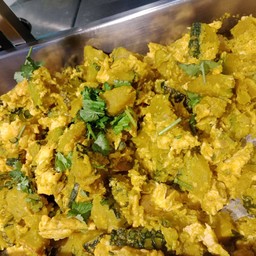 ผัดฟักทอง+ข้าว