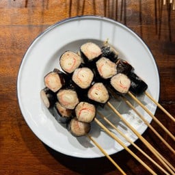 ไก่จ้อสอดไส้ปูอัดห่อสาหร่าย