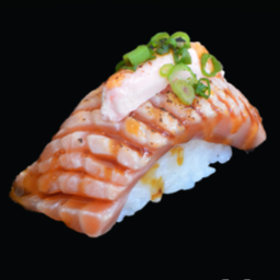 ซูชิแซลมอนเผาครีมชีส