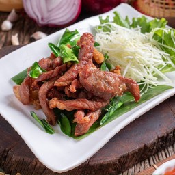 หมูแดดเดียวทอด