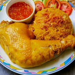 ข้าวหมกไก่ (น่องติดสะโพก)