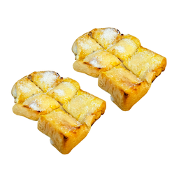 ปังปิ้งเนยน้ำตาล 2 แผ่น