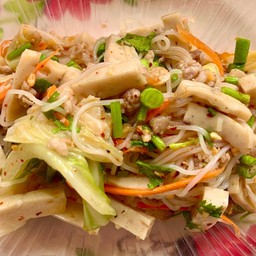 ยำขนมจีน ไม่ใส่ปลาร้า