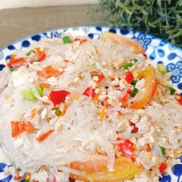 ยำวุ้นเส้นหมูสับ