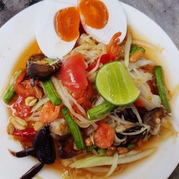 ตำไทยไข่เค็ม