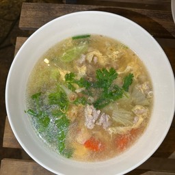 แกงจืดไข่น้ำหมูสับ