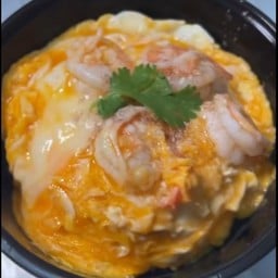 ข้าวไข่ขยี้กุ้ง