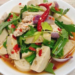 ยำหมูยอ+หมูสับ