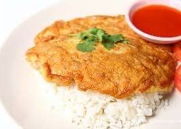 ข้าวไข่เจียวกุ้งสับ