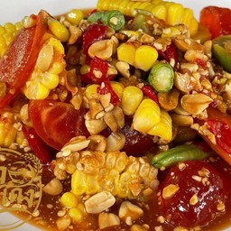 ตำข้าวโพด (ปลาร้า)