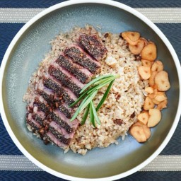 ข้าวผัดมันเนื้อหน้าเนื้อ