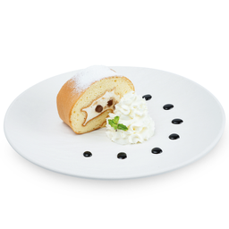 สวิสโรล ชานมบุกไข่มุกไต้หวัน Taiwan konjac pearl milk tea swiss roll