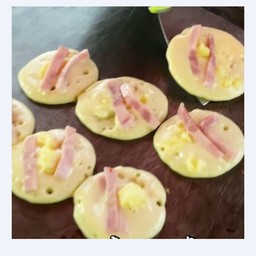 แพนเค้กแฮมชีส4ชิ้น,6ชิ้น