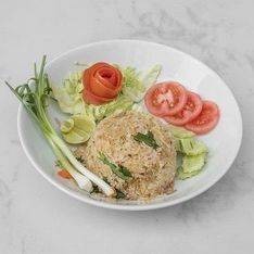 ข้าวผัดไข่+ต้มจืด+แป๊ปซี่ใส่น้ำแข็ง