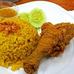 ข้าวหมกน่องไก่ทอด