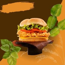 เบอร์เกอร์ไก่+เฟรนฟราย