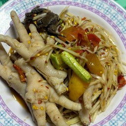 ตำตีนไก่