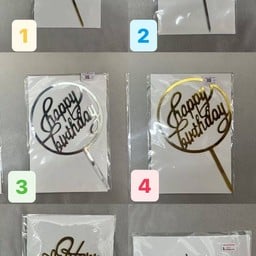 ป้ายปักHappy birthday