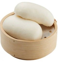 หมั่นโถวนึ่ง 2 ลูก ( จุ่มนม )