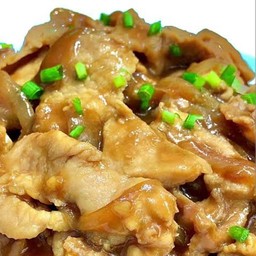 ข้าวหน้าหมูน้ำมันหอย