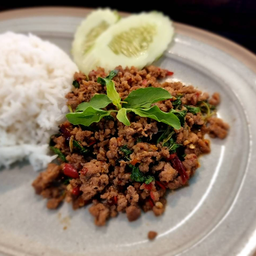 Minced Beef With Basil