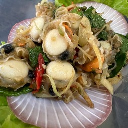 หอยเชลล์ผัดฉ่า