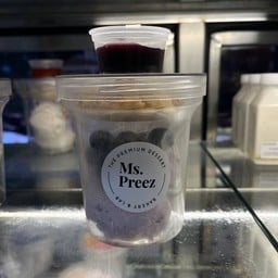 กรีกโยเกิร์ตถ้วยพร้อมทาน-บูลเบอร์รี่