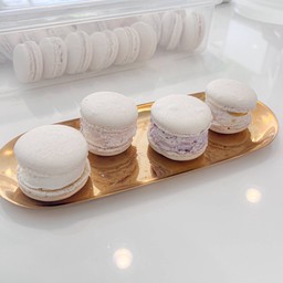 Greek macaron รสบลูเบอร์รี่