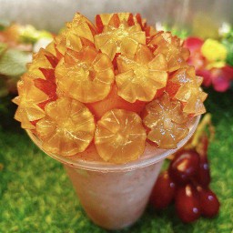 องุ่นไซมัสคัสแดง (Red Shine Muscat) ปั่นสด เน้นปั่นรสธรรมชาติ แก้ว22ออนซ์
