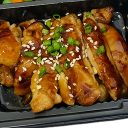 สะโพกไก่ย่างเทอริยากิ ข้าวสวย