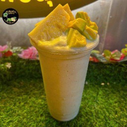 อะโวคาโด้นอก+สับปะรดภูแลปั่น(แก้ว 22oz)