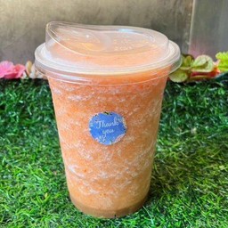 ปั่นพรีเมียม อะโวคาโด้+ส้มไต้หวันปั่น ไร้สารให้ความหวานทุกชนิด