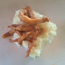 ข้าวเหนียวหมูทอด