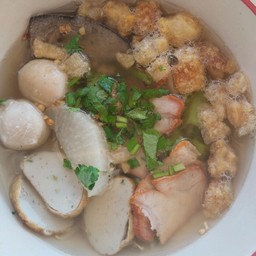 เกาเหลารวม+กากหมู