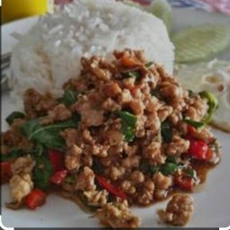 ร้านน้องสตางค์  อาหารตามสั่ง  ( ขาหมู )