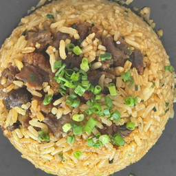 ข้าวผัดมันเนื้อเปล่า