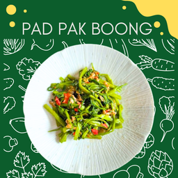 Pad Pak Boong  ผัดผักบุ้งไฟแดง