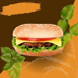 เบอร์เกอร์เนื้อ+เฟรนฟราย