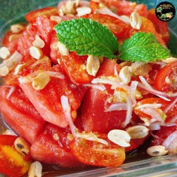 ตำแตงโมซอนญ่า สูตรเฉพาะของทางร้าน(กล่อง1220ml)