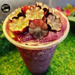 องุ่นดำนอกปั่น ท็อปปิ้งองุ่นดำ