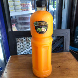 น้ำส้มคั้นสด100%ไร้น้ำเชื่อมมีเนื้อส้ม ขนาด1000ml