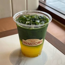Matcha yuzu soda
