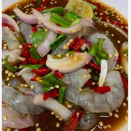 ยำกุ้งสด