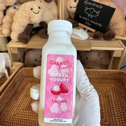 โยเกิร์ตสดเขย่า รสลิ้นจี่
